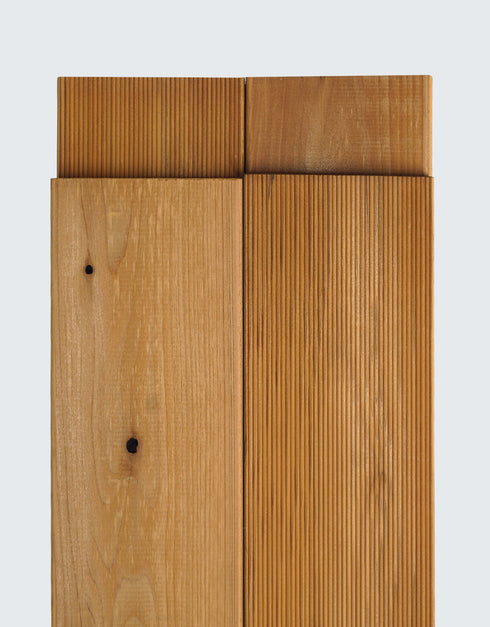 サーモウッド ヒノキ/リブ </br>4本 (約500×105×15㎜)